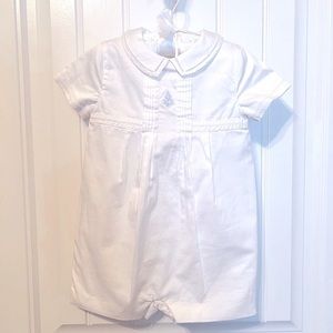 Ralph Lauren Romper/Jon Jon with Peter Pan collar